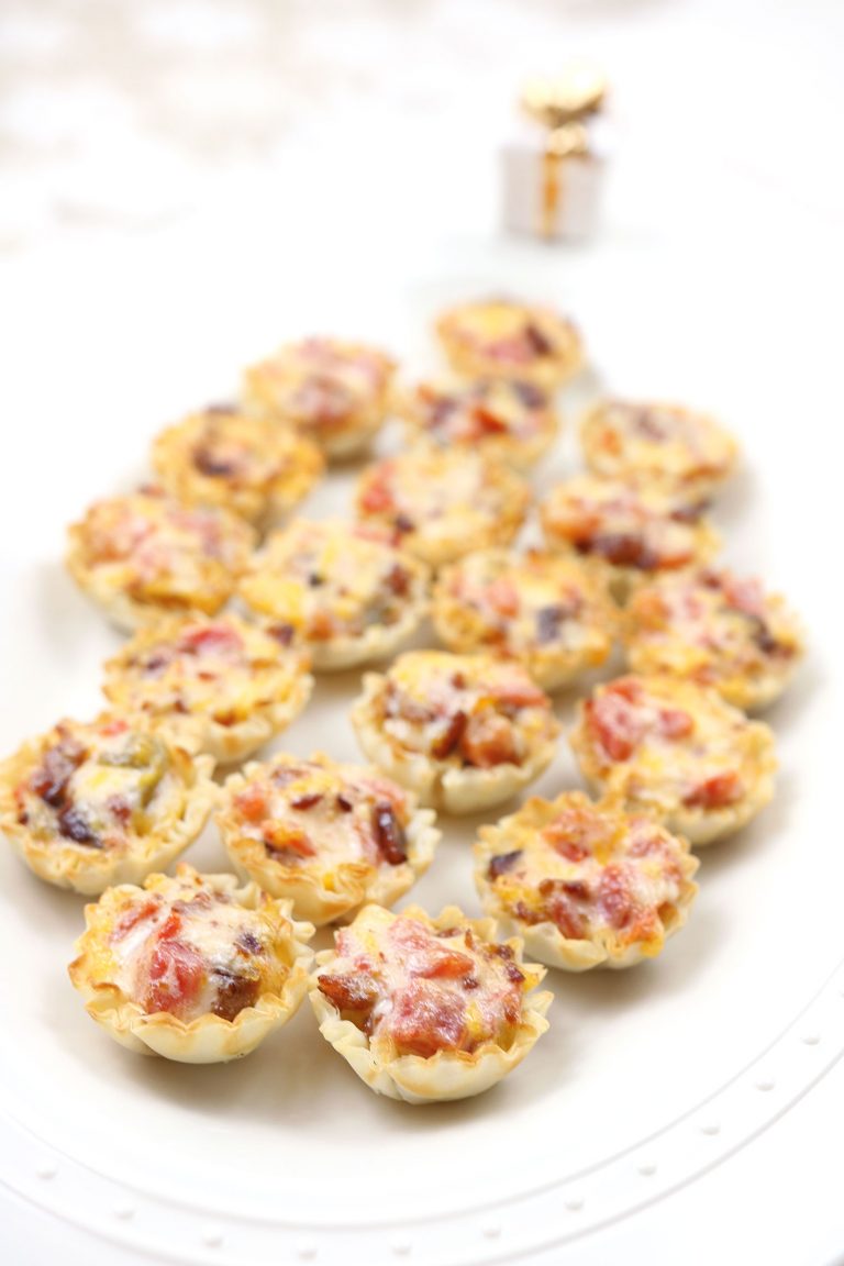 Oozy & Cheesy Bacon RO*TEL Appetizer Cups for Holiday Gatherings