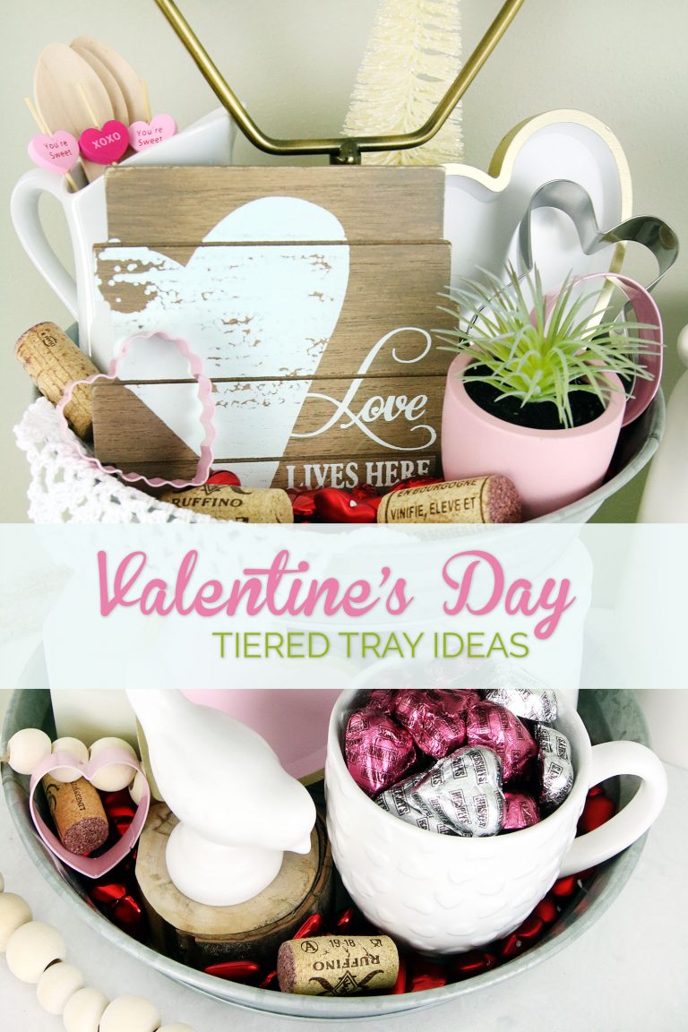 Valentine’s Day Tiered Tray Ideas