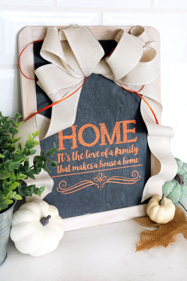 Home Decor Chalkboard Sign for the Fall