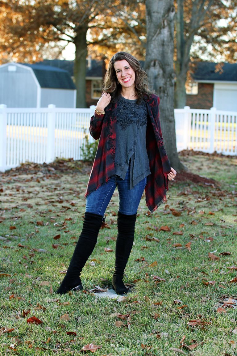 Thursday Fashion Files Link Up #239 – Holiday Plaid & Embroidery