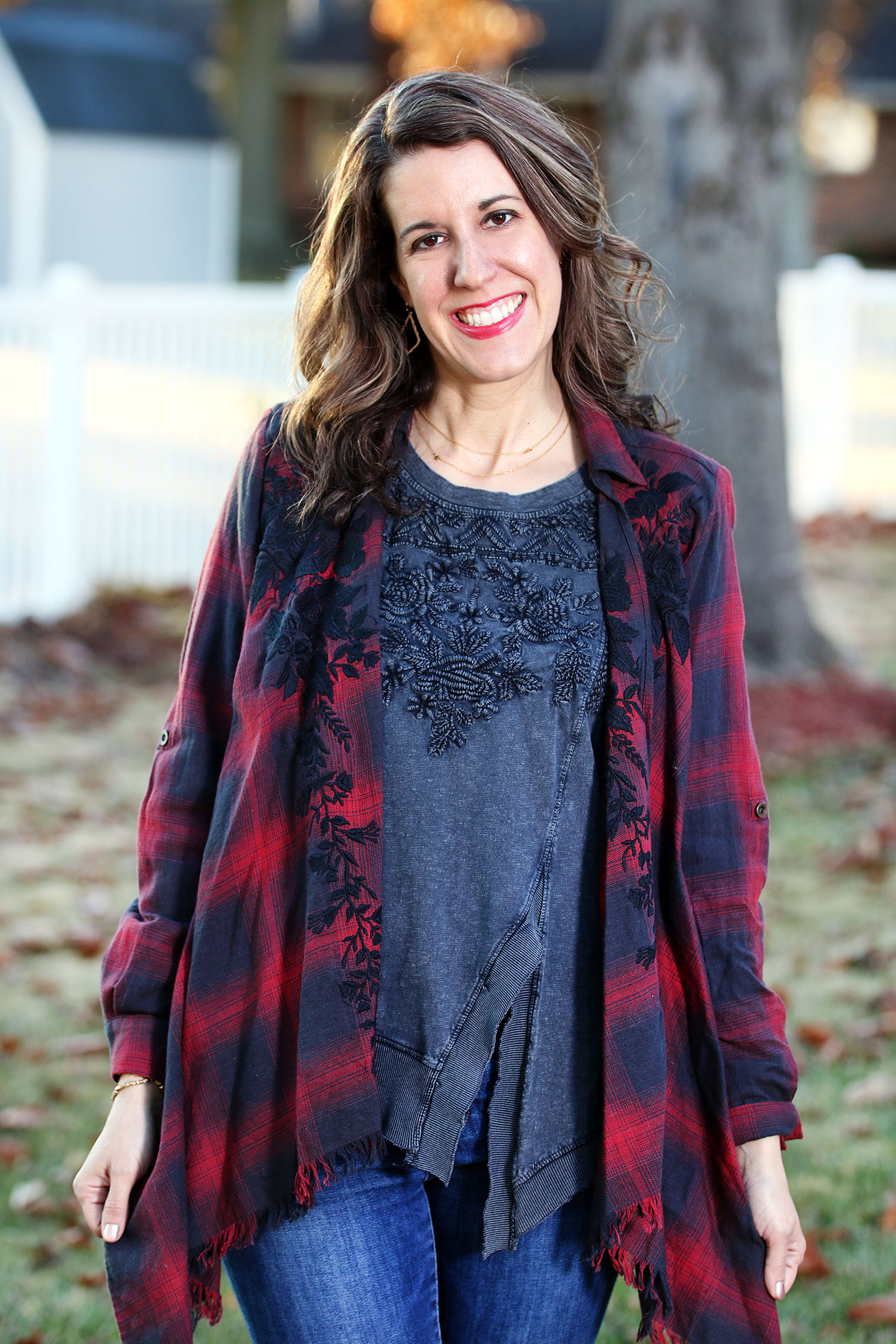 Thursday Fashion Files Link Up #239 – Holiday Plaid & Embroidery ...