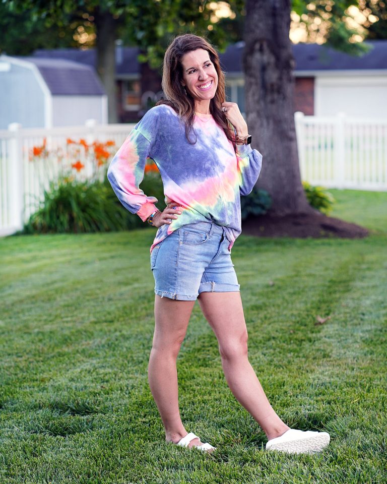 Thursday Fashion Files Link Up #267 – Cozy & Colorful Tie Dye Sweatshirt Love