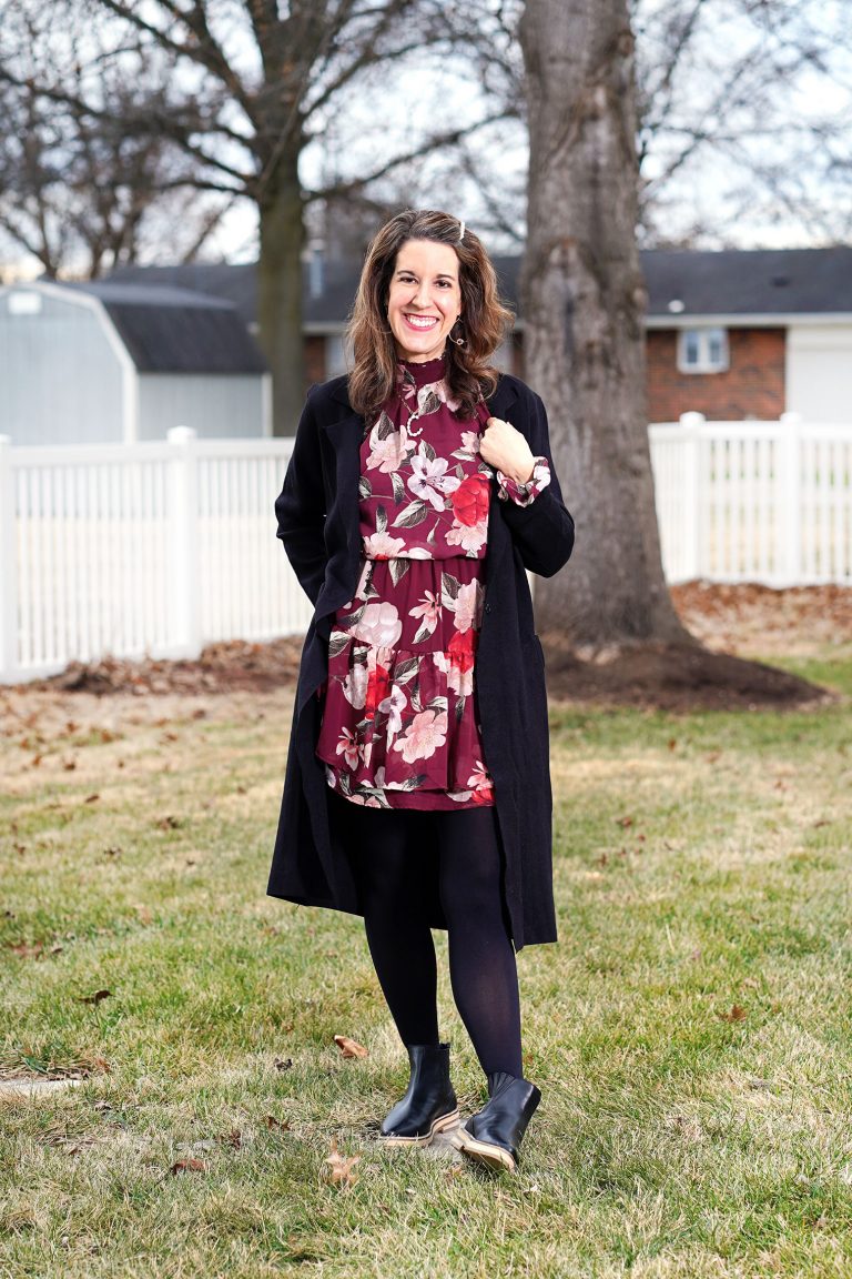 Thursday Fashion Files Link Up #287 – How to Style a Dress for the Winter