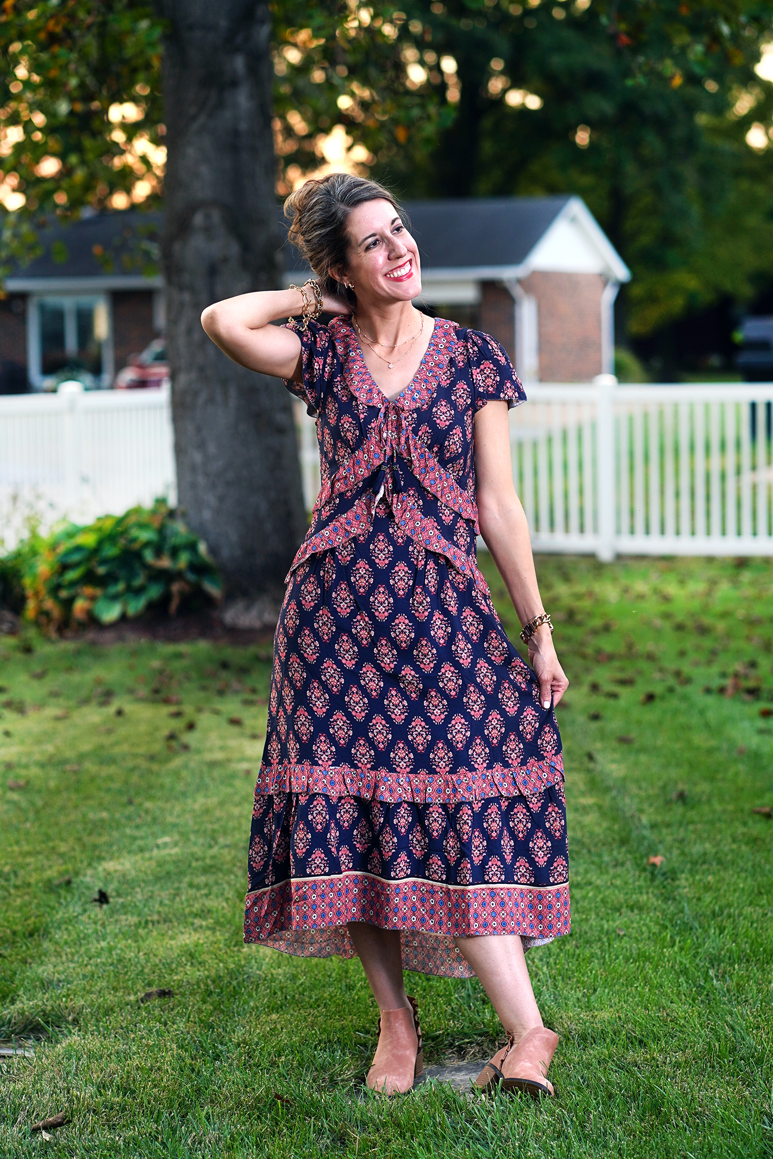 Thursday Fashion Files Link Up #332 – The Cutest Peasant Dress