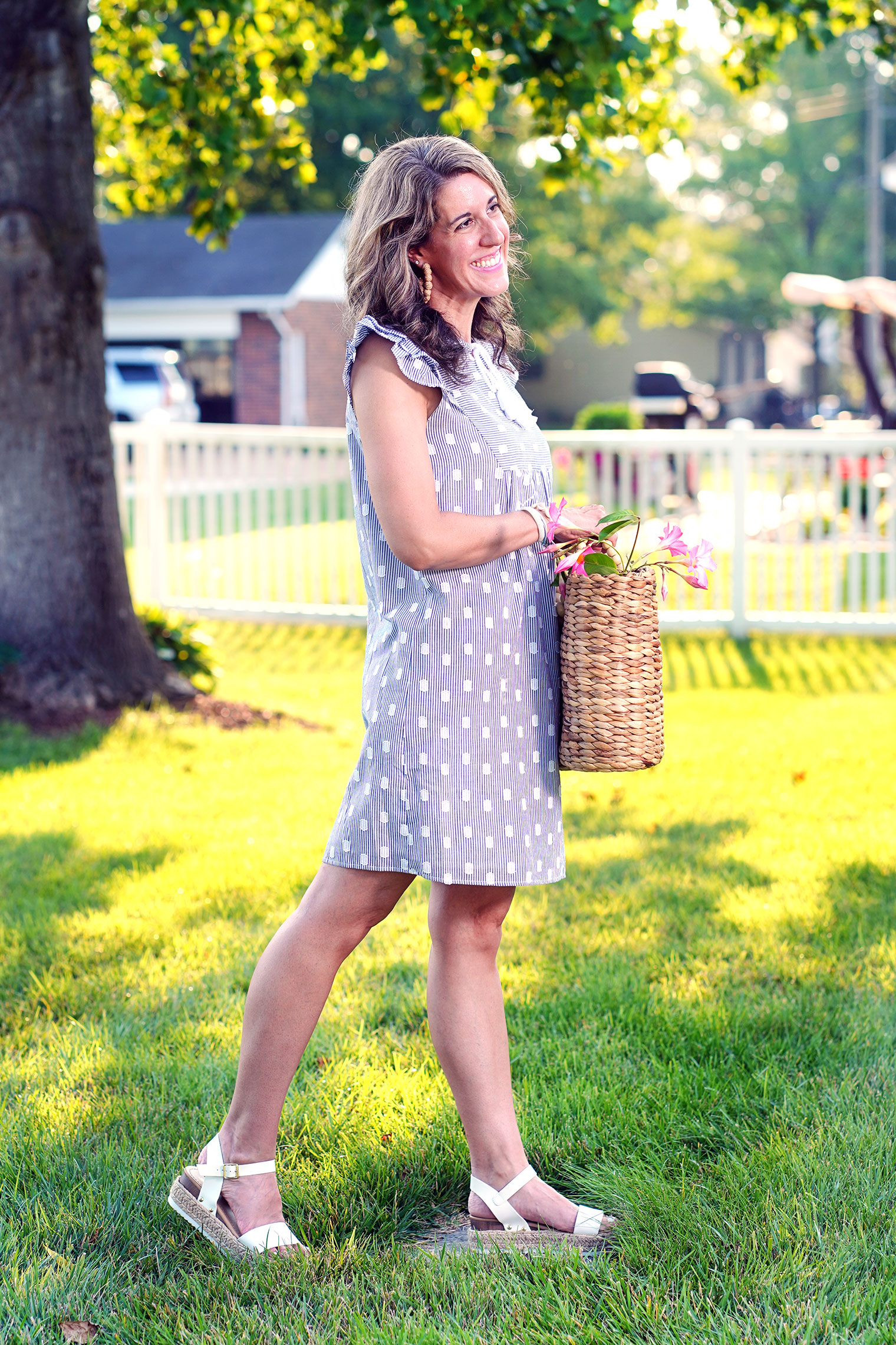 My Birthday Dress, a LOFT Outlet find! - CurlyCraftyMom.com